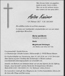 eine Anzeige