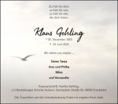 eine Anzeige